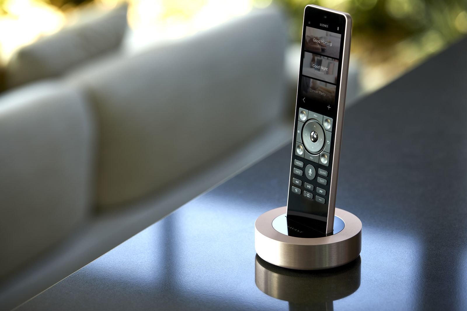Savant Pro Remote showing lighting scenes